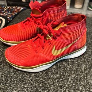 Nike “Hustle Hart” Red and Gold Athletic Training Shoes